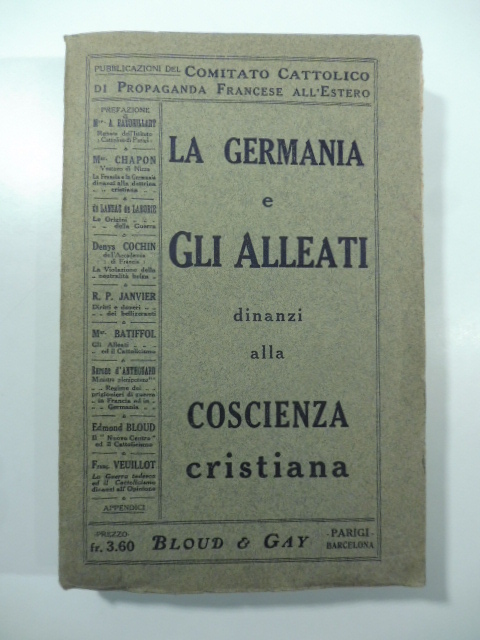 La Germania e gli alleati dinanzi alla coscienza cristiana